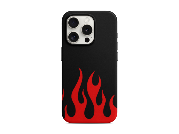 Kırmızı Alev Telefon Kılıfı (K141)
