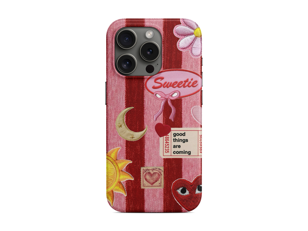 Çizgili - Sweetie Telefon Kılıfı (K278)