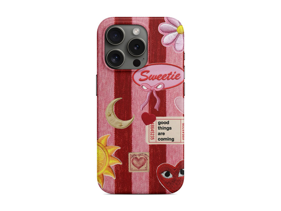Çizgili - Sweetie Telefon Kılıfı (K278)