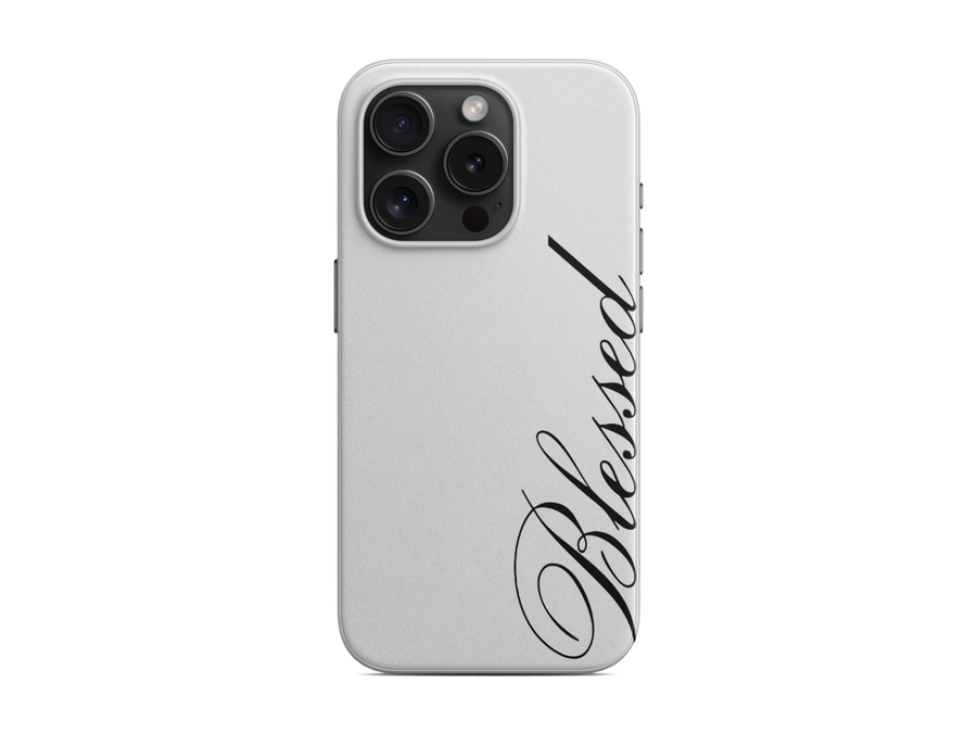 Blessed - Beyaz Telefon Kılıfı (K137)