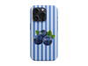 Çizgili - Yaban Mersini Telefon Kılıfı (K168)