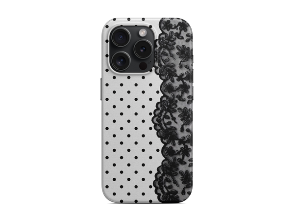 Benekli - Dantelli Telefon Kılıfı (K133)