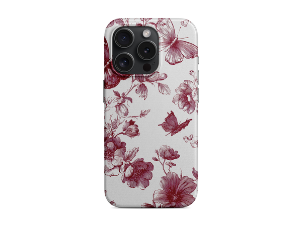 Kırmızı Kelebek Telefon Kılıfı (K221)