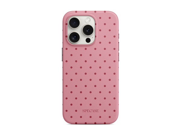 Benekli - Pembe Telefon Kılıfı (K106)