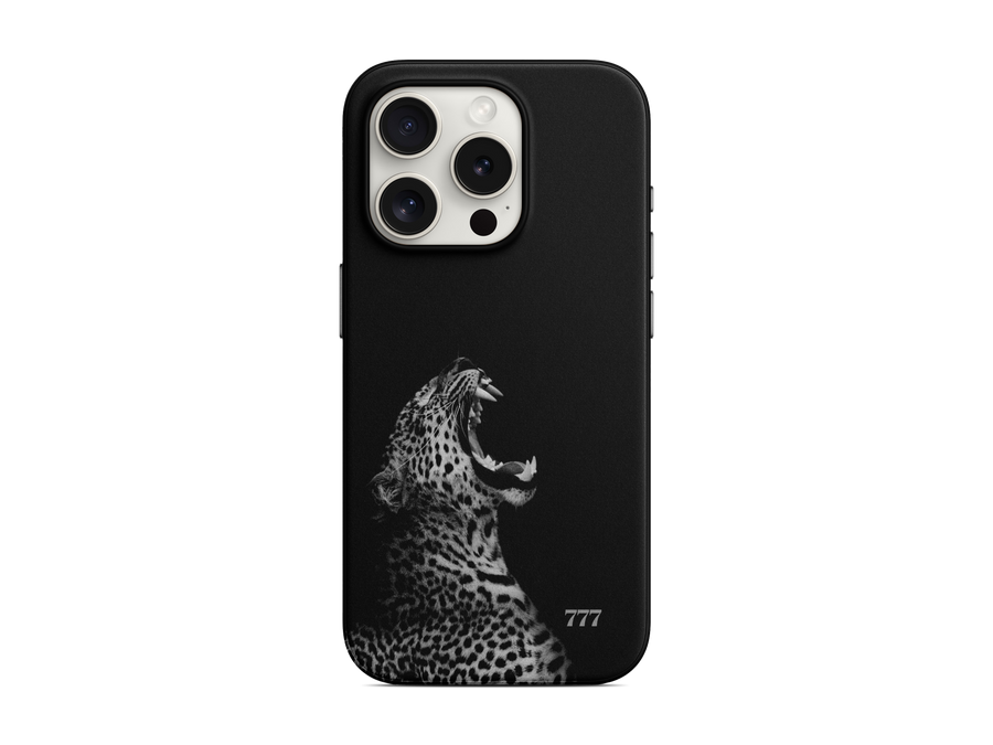 Siyah 777 Leopar Telefon Kılıfı (K116)