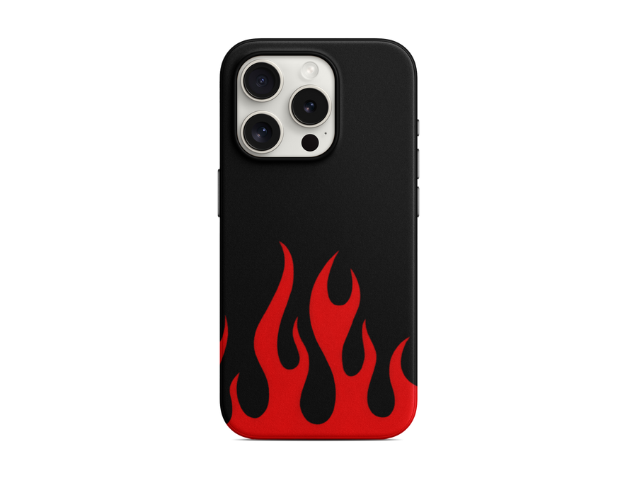 Kırmızı Alev Telefon Kılıfı (K141)