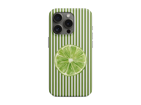Çizgili - Lime Telefon Kılıfı (K272)