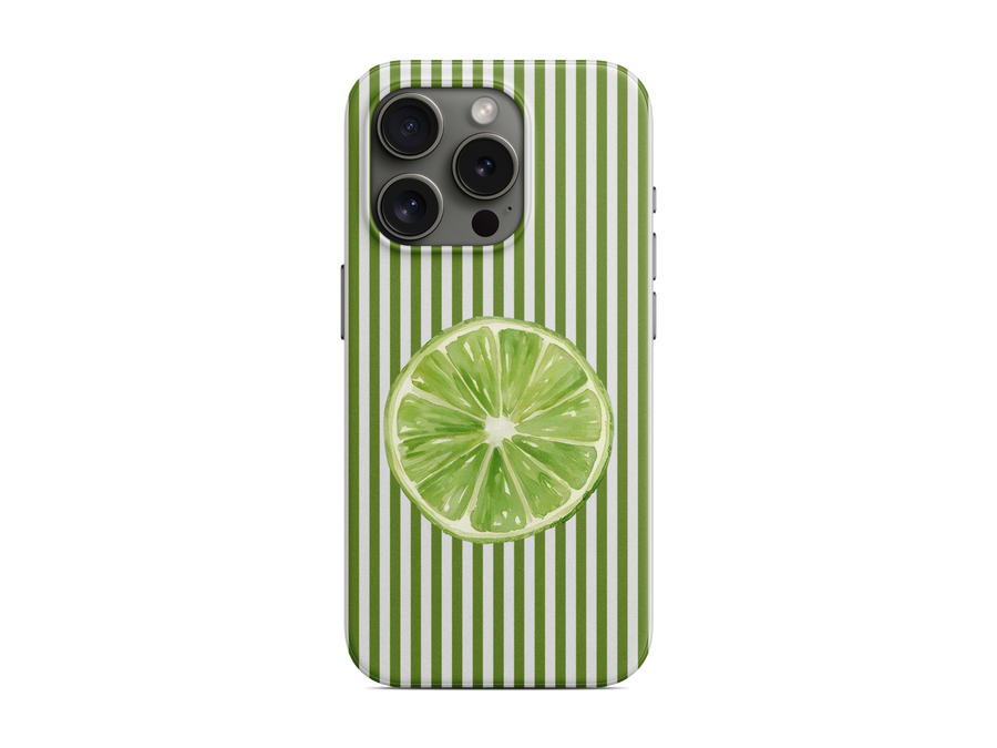 Çizgili - Lime Telefon Kılıfı (K272)