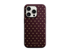 Benekli - Bordo Telefon Kılıfı (K104)