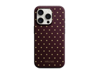 Benekli - Bordo Telefon Kılıfı (K104)