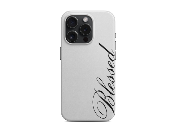 Blessed - Beyaz Telefon Kılıfı (K137)