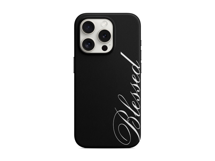 Blessed - Siyah Telefon Kılıfı (K138)