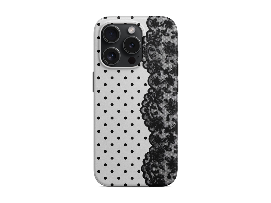 Benekli - Dantelli Telefon Kılıfı (K133)