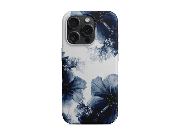 Mavi Çiçek Telefon Kılıfı (K227)