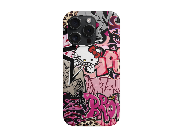 Graffiti Hello Kitty Telefon Kılıfı (K210)
