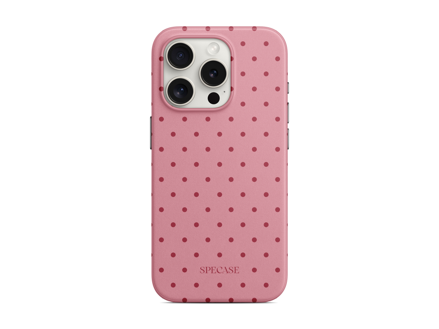 Benekli - Pembe Telefon Kılıfı (K106)